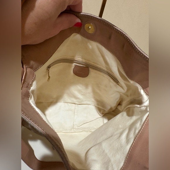 Gucci Suede Bamboo 2-way carry Bag in Beige - Picture 8 of 12